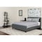 Flash Furniture Platform Bed Set, Tribeca, Full, Dark Gray HG-BM-30-GG - alternate 1